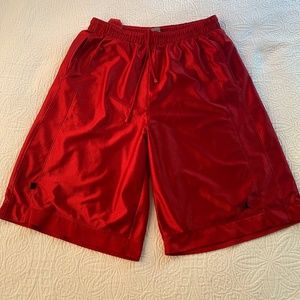 Jordan shorts color red size large